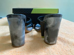 Chic Black Heeled Sandals Without Box