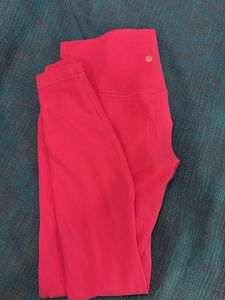 Bright Pink Lululemon Leggings Size 10