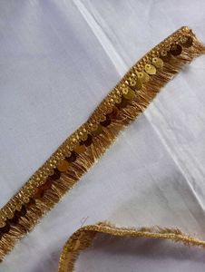 Attractive Golden Lace Border