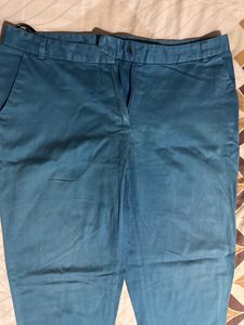 Blue Ladies Trouser Pants