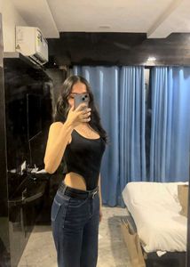 Black Ribbed High Cut Bodysuit
