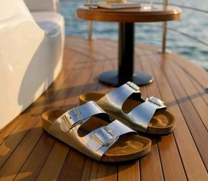 Birkenstock Arizona Silver Sandals