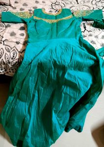 Teal Embellished Gown