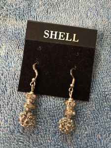 Elegant silver color Dangle Earrings