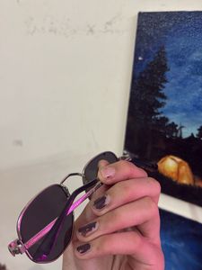Stylish Hexagonal Frame Sunglasses