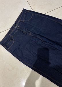 French Connection Baggy Dark Wash Denim Jeans