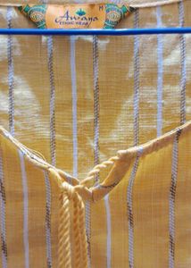 Yellow Striped Kurta