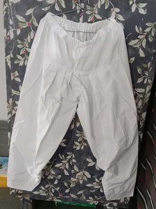 White Cotton Salwar Pants