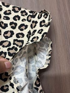 only brand Chic Leopard Print Midi Dress