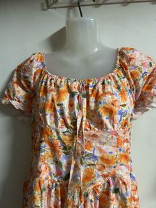 Chic Floral Print Mini Dress