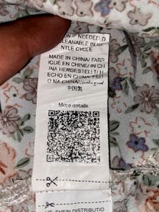 SHEIN Baby Girl Floral Print Dress with Lace Colla