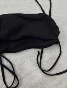 Black Cami Padded Top