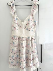 Floral Lace Mini Dress