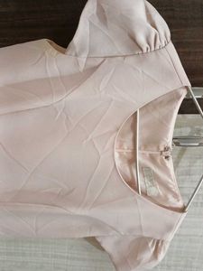 Elegant Pink Cap Sleeve Dress