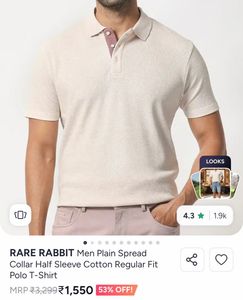 Rare Rabbit brand new Men's Classic Polo Shirt