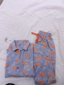 Cute Leopard Print Pajama Set