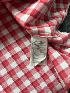 Lacoste Red Gingham Long Sleeve Shirt