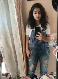 Blue Denim Dungaree Jeans