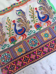 Embroidered Saree with Blouse
