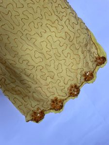 Yellow Beaded skirt