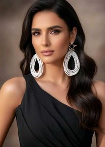 Statement Star & Beaded Earrings