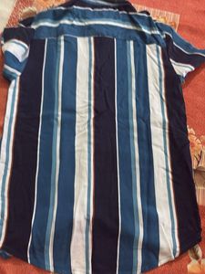 kids Striped Short Sleeve Shirt
