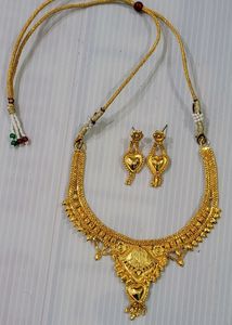 1Gm Gold Plate Necklace Set