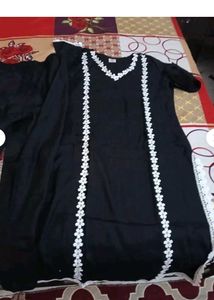 Elegant Black Kurta Set