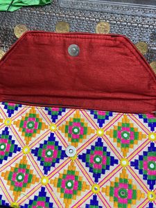 Embroidered Sling Bag