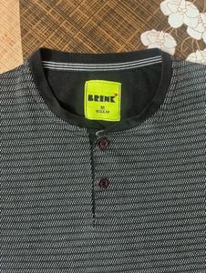 Brink Textured Knit Henley For Men 👕