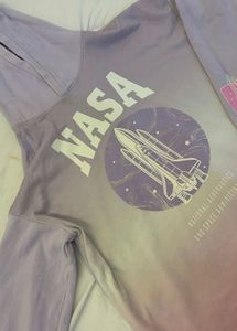 NASA Oversized Graphic Tunic Sweatshirt