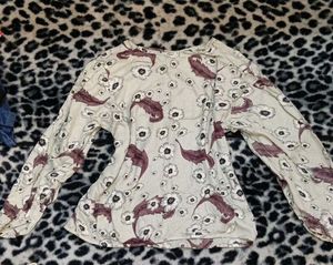 Floral Print Long Sleeve Top