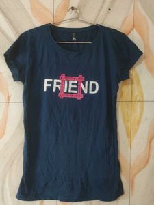 Cute "FRIEND" Graphic T-Shirt