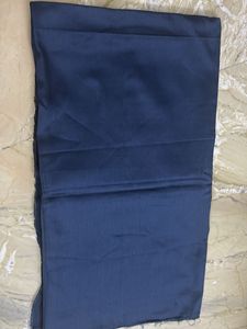 Solid Blue Dress Material Fabric