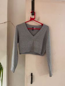 Cropped sweater h&m