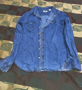 Levi's Classic Denim Western Shirt XS