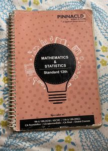 Mathematics & Statistics Std 12th Book