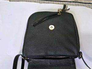 Black Studded Crossbody Bag