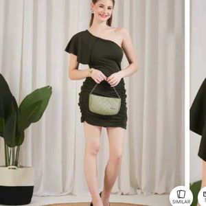 S size  One-Shoulder Bodycon Dress