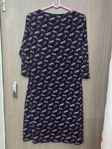 branded Stylish Printed Midi Dress for L and Xl