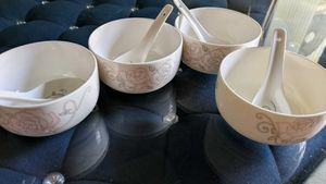 Bowls &amp; Spoons Set of 6