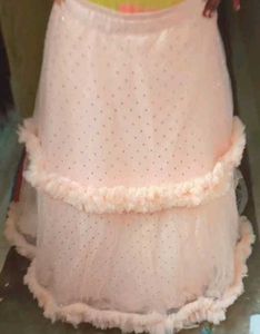 Blush Pink Embellished Lehenga and top for girls