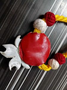 HANDMADE Clay Flower Necklace Earrings Set
