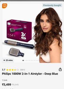 Philips  2-in-1 blow dry brush