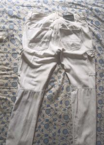 White Distressed Biker Cargo Jeans – PREME