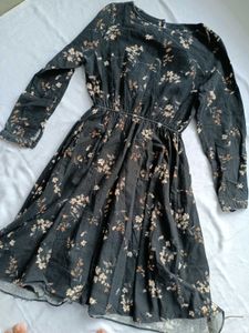 Chic Floral Print Midi Dress