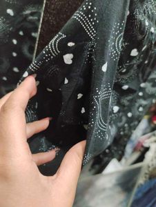 Cute Heart Print capri pants