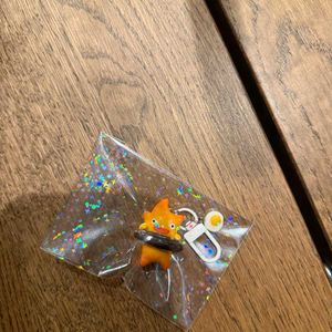 🔥 Calcifer and Egg Keychains
