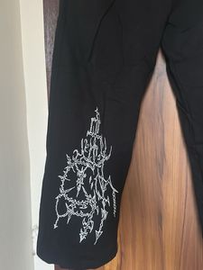 Black Gothic Graphic Pants