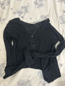 Chic Black Cardigan